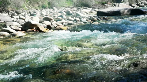 Glacial Mountain River 6 Stock-Footage 90232914