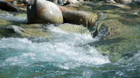 Glacial Mountain River 7 動画素材 90232864