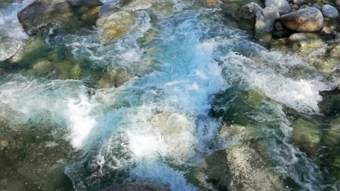 Glacial Mountain River 8 Vídeo Stock 90232944