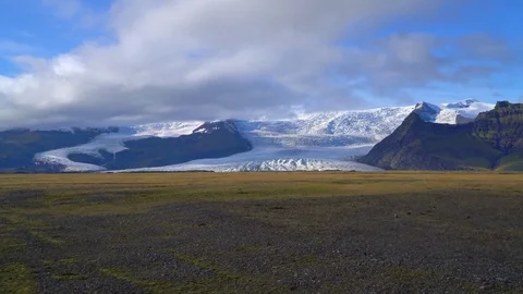 Glacial Plain Stock Footage 73261391