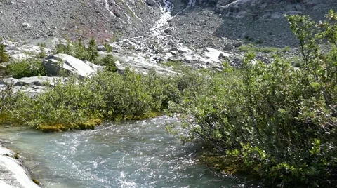 Glacial Spring Water Stock Footage 66580122