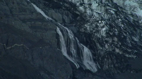 Glacial Waterfall 스톡 동영상 816526