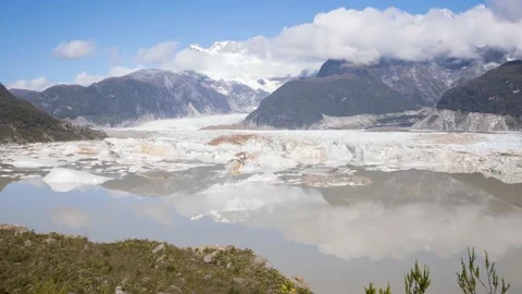Glaciar Exploradores, Monte San Valentin, Ice Timelapse, Patagonia, Chile Stock Footage 209195872