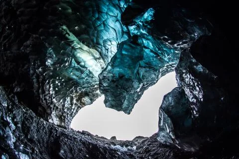 Glaciar Inside Stock Photos