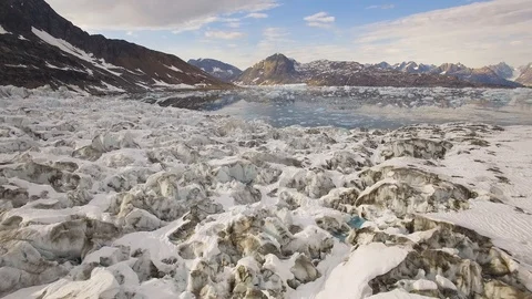 Glacier from above Vidéo 96375940