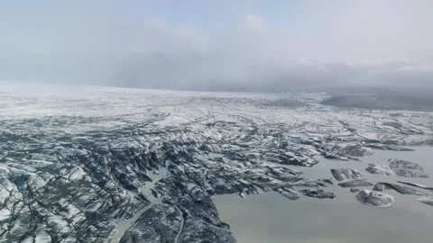 Glacier aerial view Video stock 269524495