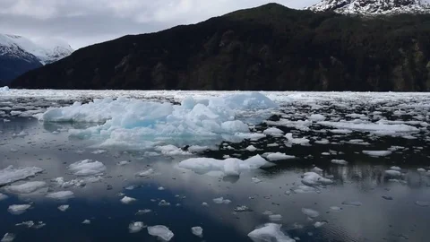 Glacier in Alaska 11 Stock Footage 81371568