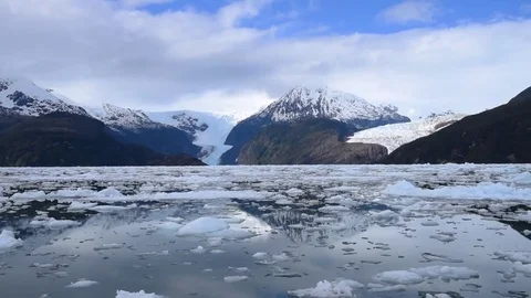 Glacier in Alaska 5 Stock Footage 81371580