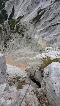 A glacier in the alps at summer Stock Photos