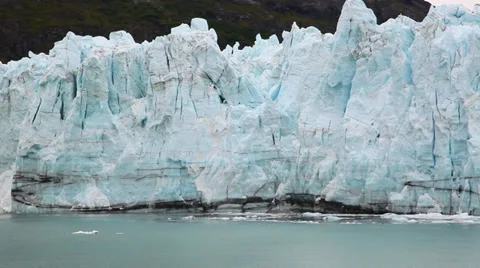 Glacier and bird Stock Footage 27881378