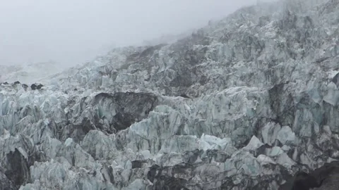 Glacier and Fog Stock Footage 149276700