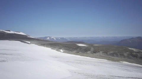 Glacier and mountains Stock Footage 89632555