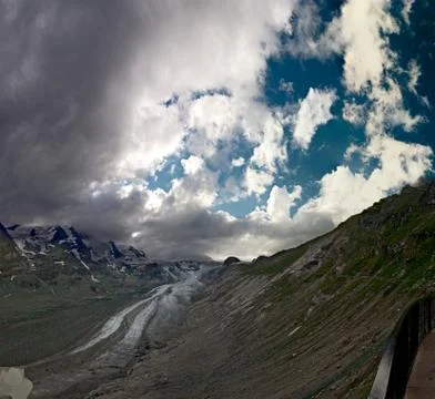 Glacier in austrian alps Foto stock