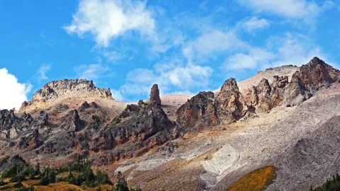 Glacier Basin Trail, Mount Rainier National Park, Washington State, USA Video stock 332144675