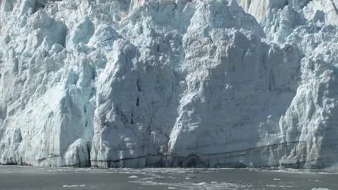 Glacier Bay Ice Calving Stock Footage