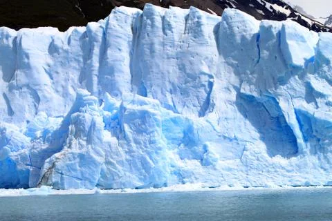 Glacier cliff Stock Photos