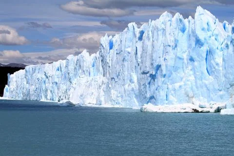 Glacier cliff Stock Photos