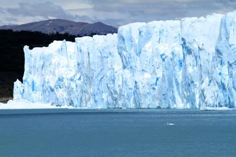 Glacier cliff Stock Photos