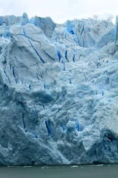 Glacier cliff Stock Photos