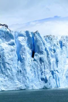 Glacier cliff Stock Photos