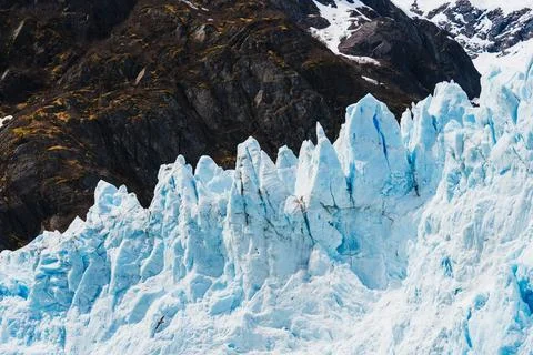 Glacier Cliffs of Alaska Stock-Fotos