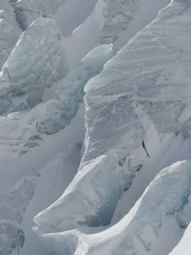 Glacier close-up Stock Photos