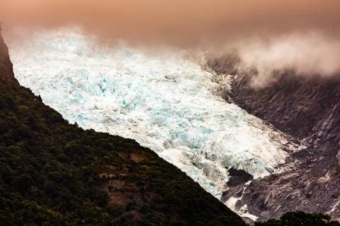 A Glacier Up Close Stock Photos