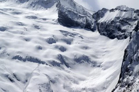 Glacier closeup Stock Photos
