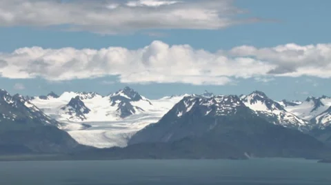 Glacier Cloud Shadows Stock Footage 7902133