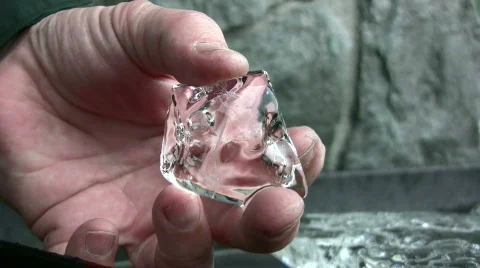 Glacier crystal explained Stock Footage 156308
