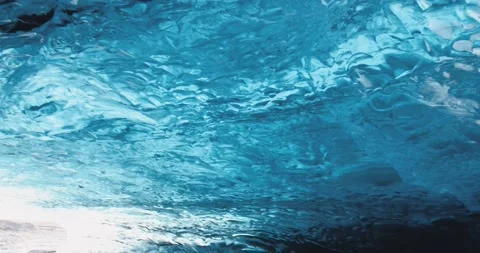Glacier Ice Cave in Iceland winter close-up 4K Stock Footage 149624005