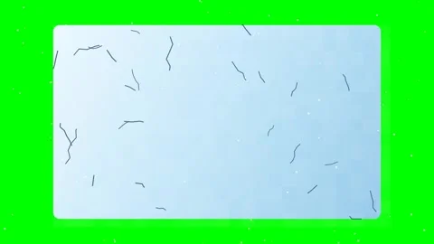 Glacier Ice Cracking And Calving Away on Green Screen Video stock 342090464