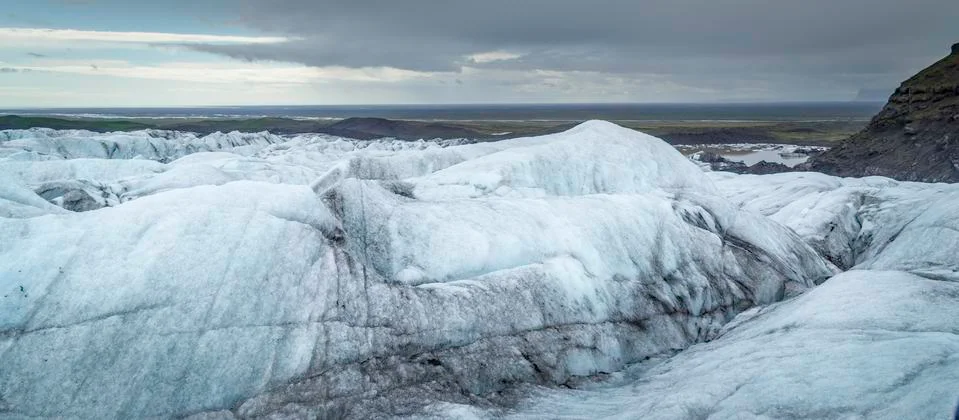 Glacier ice Stock Photos