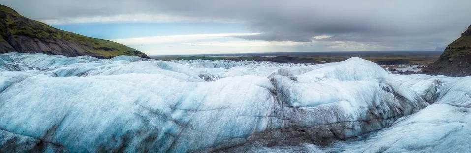 Glacier ice Stock Photos