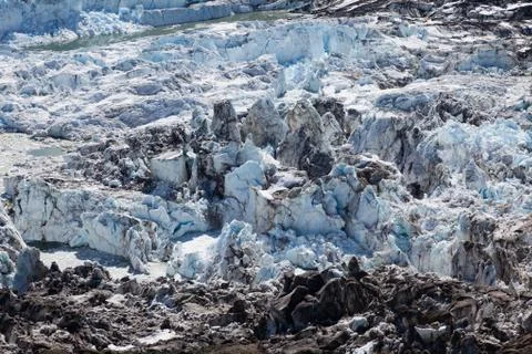 Glacier Ice 스톡 사진