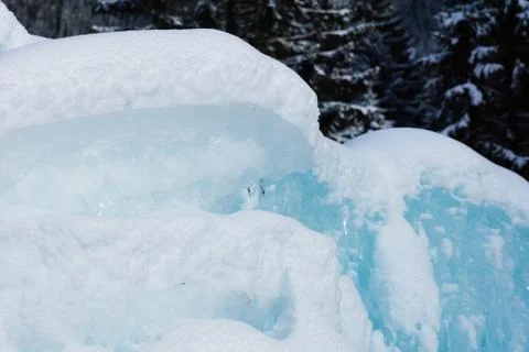 Glacier ice Fotos Stock