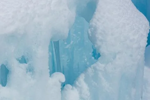 Glacier ice Stock Photos