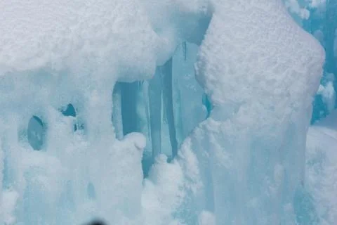 Glacier ice Stock Photos