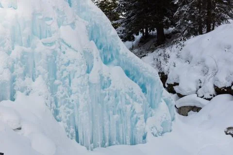 Glacier ice Foto stock