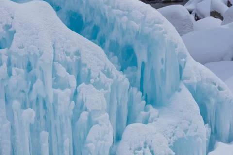 Glacier ice Stock Photos