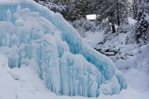 Glacier ice Stock Photos
