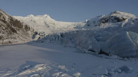 Glacier in Iceland Video stock 127590384