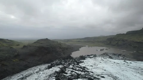 Glacier in Iceland Stock Footage 256544394