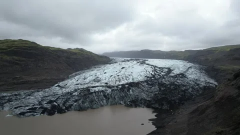 Glacier in Iceland Stock Footage 256544437