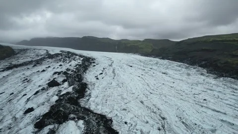 Glacier in Iceland Stock Footage 256545282