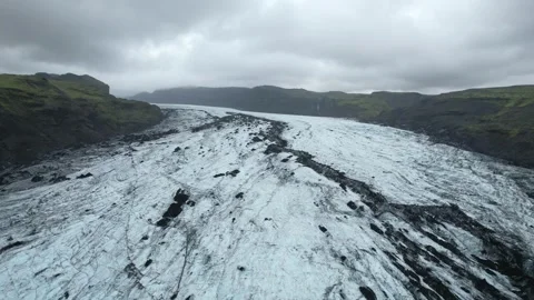 Glacier in Iceland Stock Footage 256545472