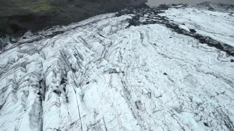 Glacier in Iceland Stock Footage 256547843