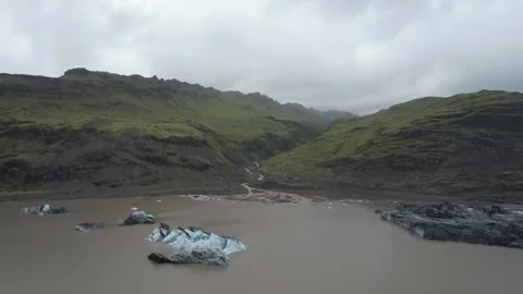 Glacier in Iceland Stock Footage 256549267