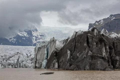 Glacier in Iceland Foto stock