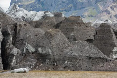 Glacier in Iceland Fotos Stock
